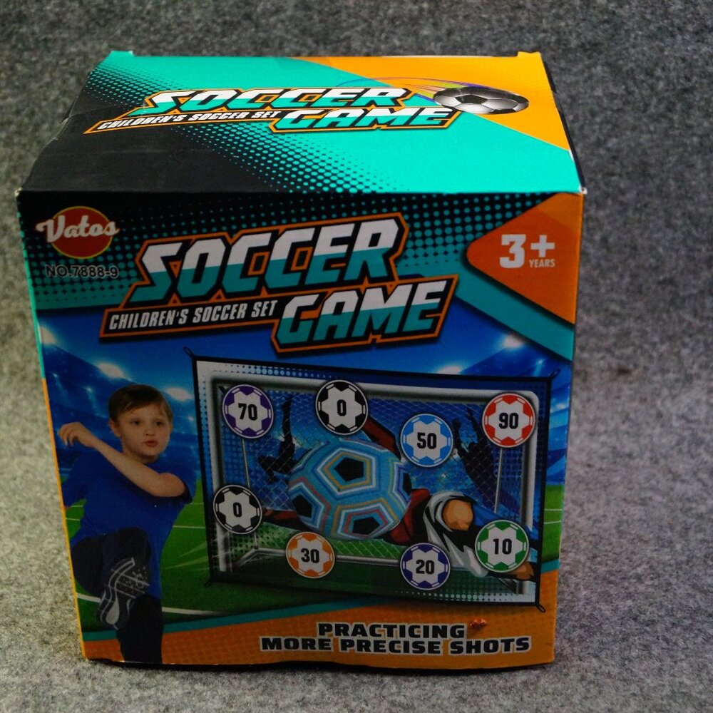 VATOS Soccer Goal Toss Game Set Kids Indoor Outdoor Backyard – New Sealed